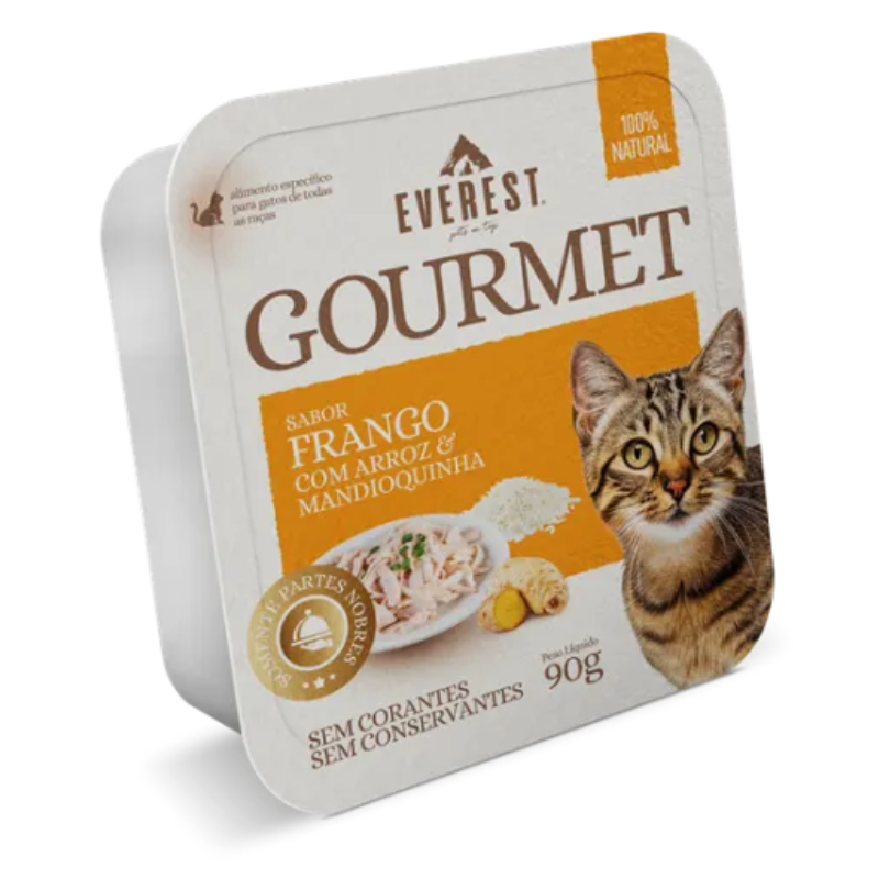 EVEREST GOURMET GATOS FRANGO, ARROZ E MANDIOQUINHA