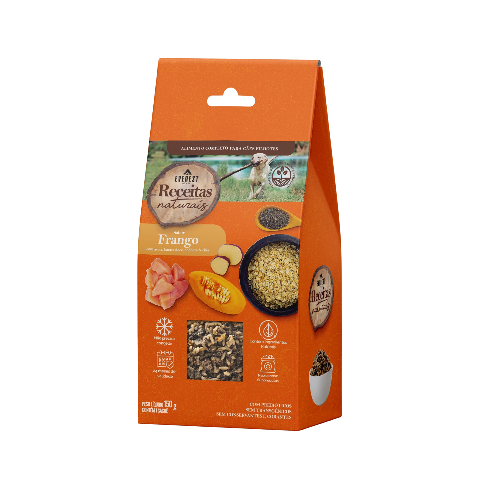 EVEREST RECEITAS NATURAIS CÃES FILHOTES FRANGO