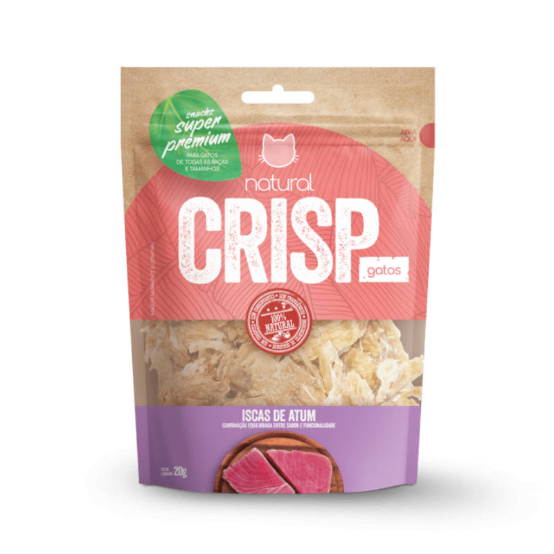 NATURAL CRISP GATO ISCAS DE ATUM