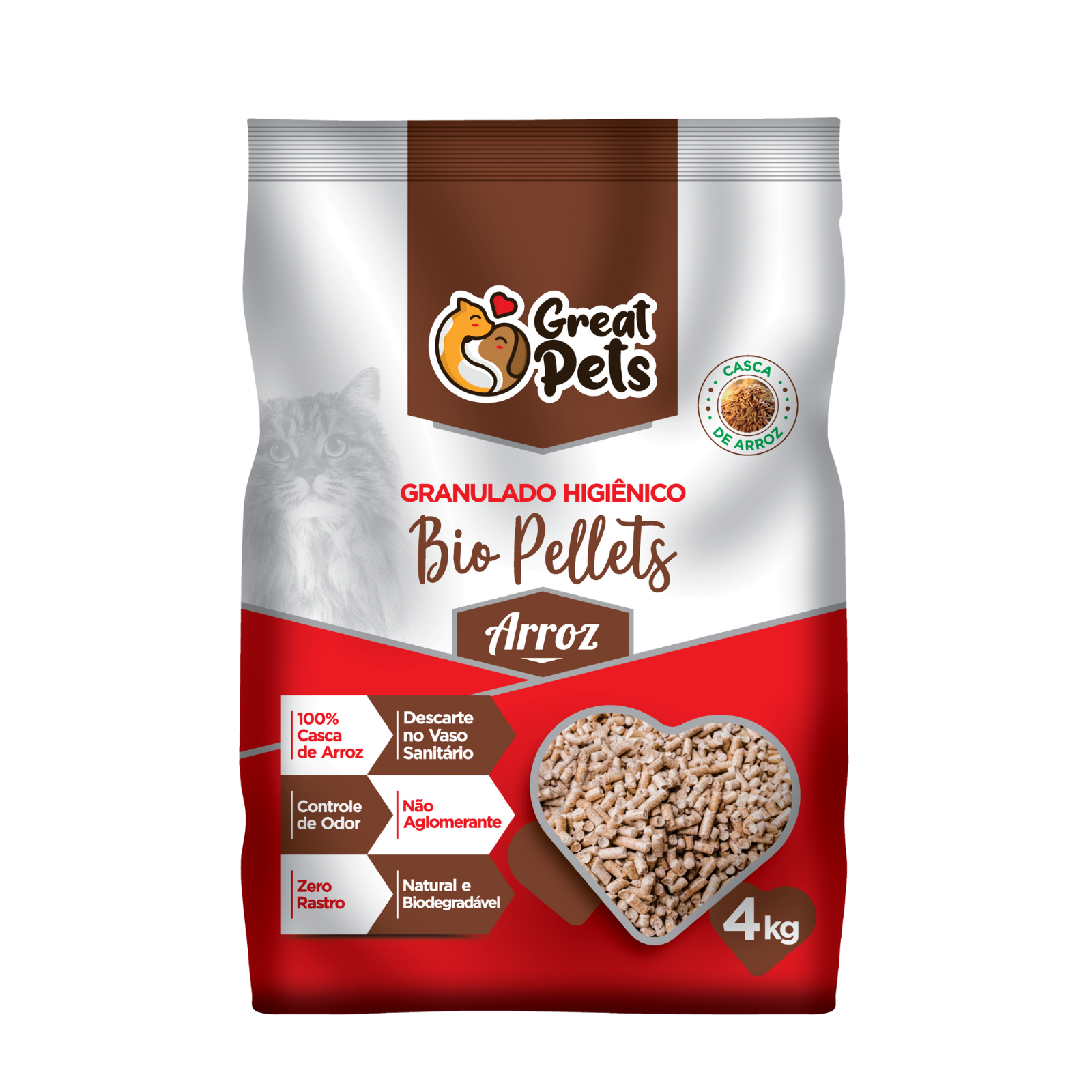 GREAT PETS BIO PELLETS ARROZ