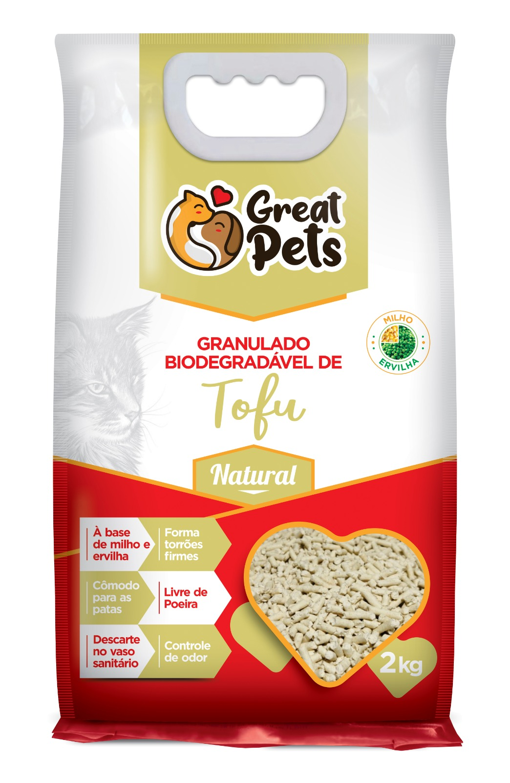 GREAT PETS BIODEGRADAVEL TOFU NATURAL