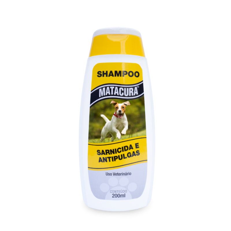 MATACURA CÃES SHAMPOO SARNICIDA E ANTIPULGAS