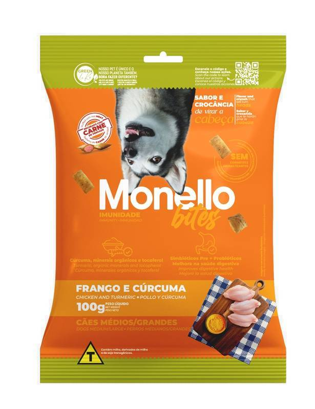 MONELLO BITES CÃES IMUNIDADE MEDIAS E GRANDES