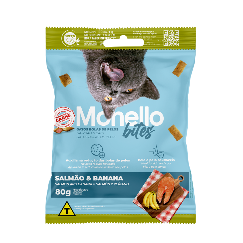 MONELLO BITES GATOS BOLAS DE PELOS