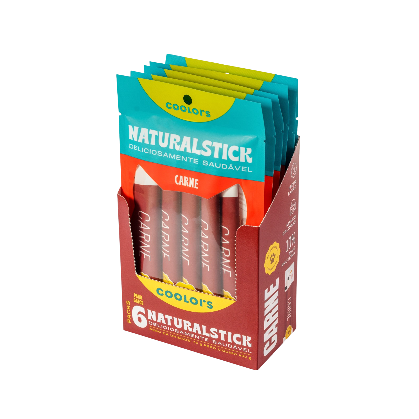 COOLORS NATURALSTICK GATOS CARNE DP 30 X