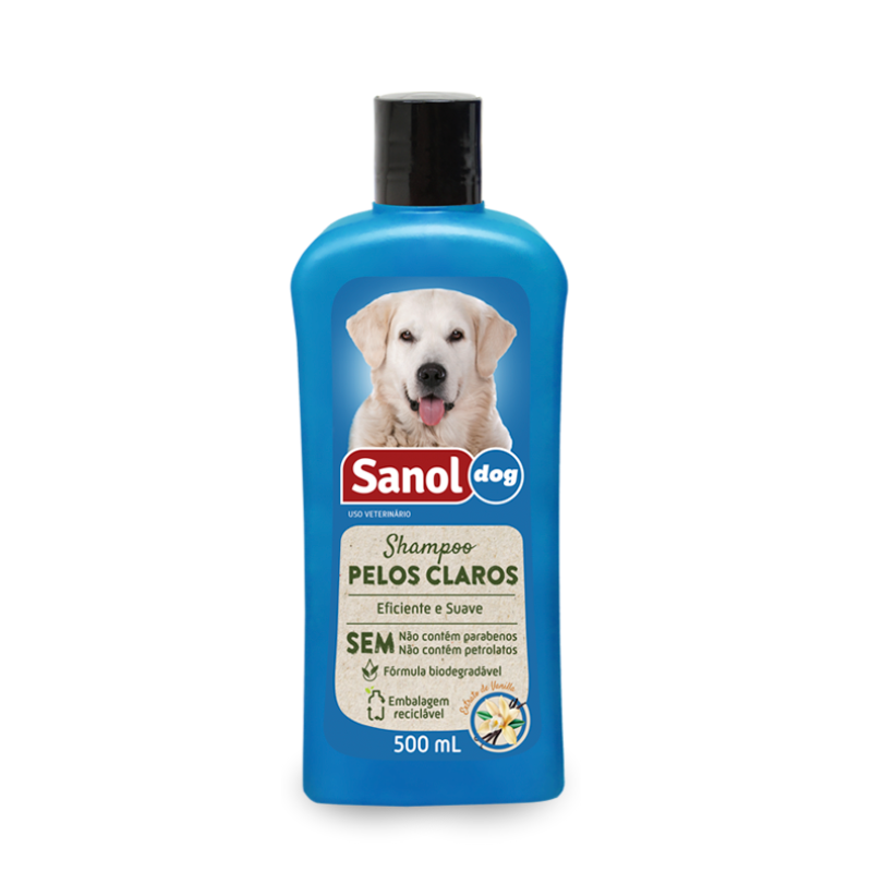 SANOL CÃES SHAMPOO PELOS CLAROS